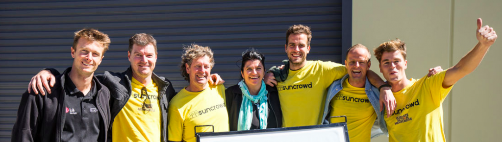 The Suncrowd crew might look happy but many of their customers are not... THUMBS DOWN FOLKS.