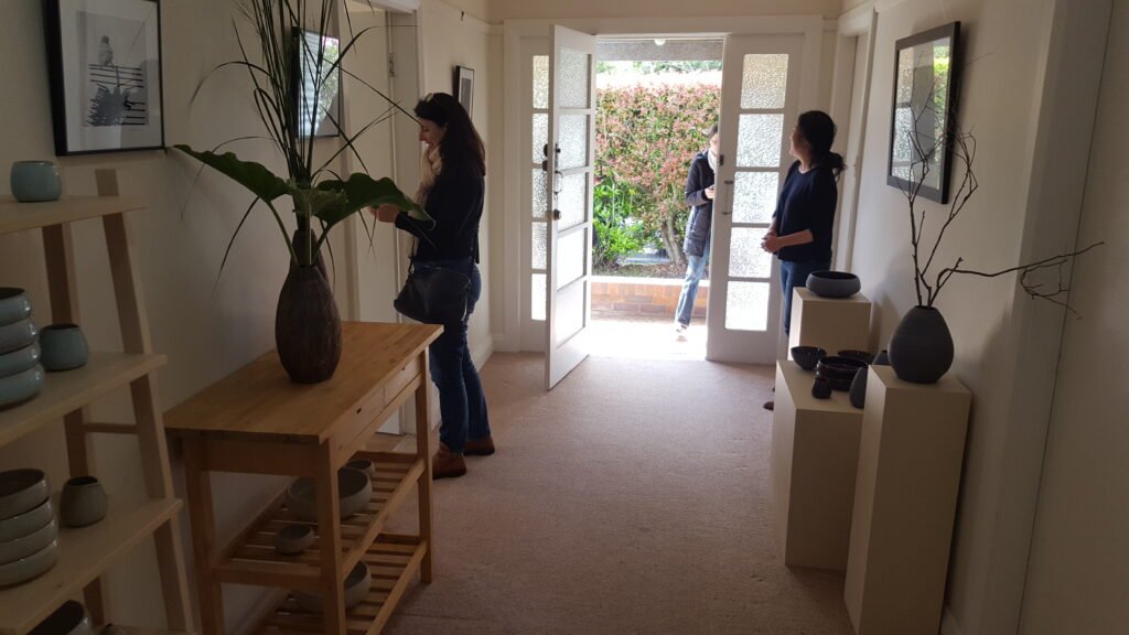 Our house becomes a gallery for the annual Southern Highlands Arts Trail.